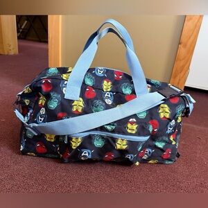 Marvel Avengers Duffel Bag - Black and Blue